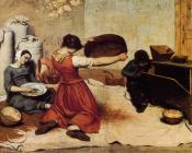 The Grain Sifters - 古斯塔夫·库尔贝